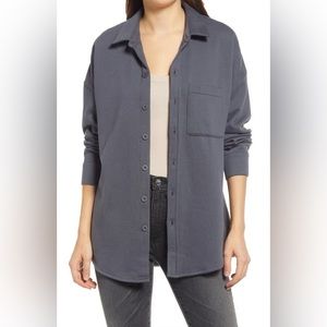 NWT Treasure & Bond Fleece Shirt Jacket sz XS